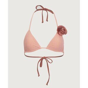 SAME LOS ANGELES BIKINY WOMENS Triangle Top Rosette SZ Medium